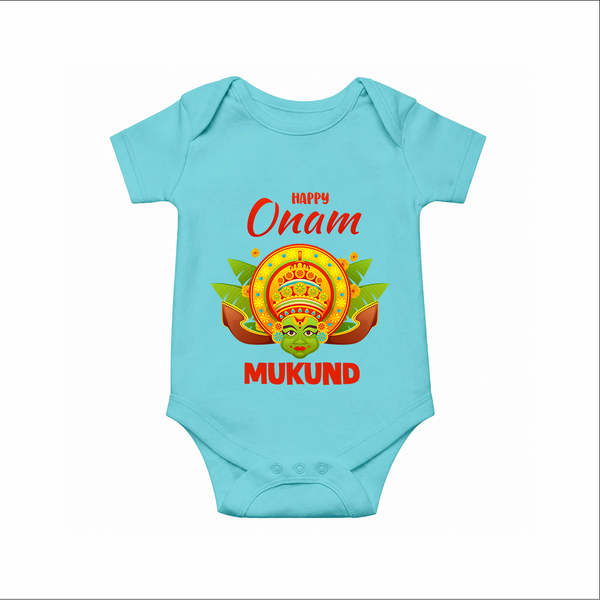 Kathakali Crown Romper - ARCTIC BLUE - New Born (Chest 14")