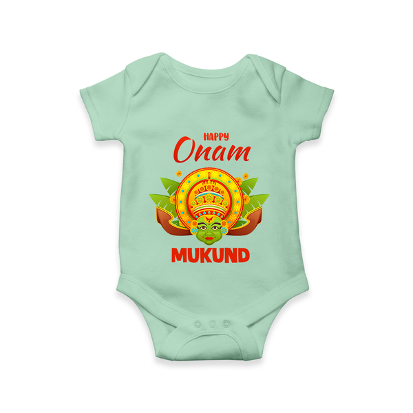 Kathakali Crown Romper - MINT GREEN - New Born (Chest 14")