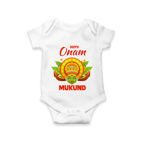 Kathakali Crown Romper - WHITE - New Born (Chest 14")
