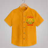 Kathakali Crown Shirt - CHROME YELLOW - 0 - 6 Months Old (Chest 23")