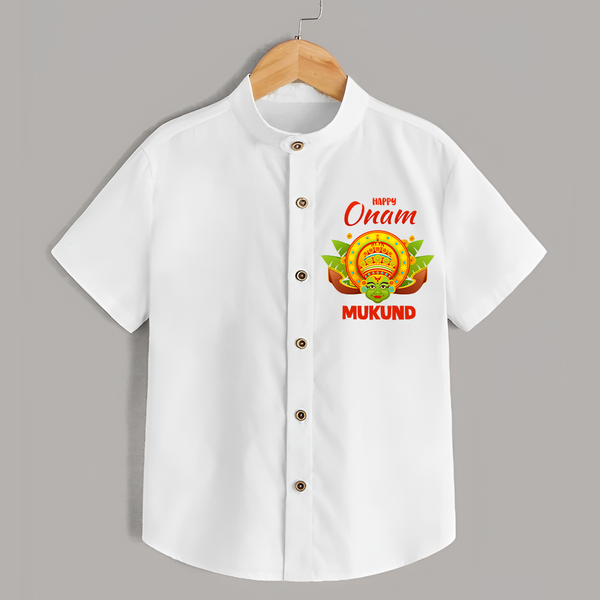Kathakali Crown Shirt - WHITE - 0 - 6 Months Old (Chest 23")