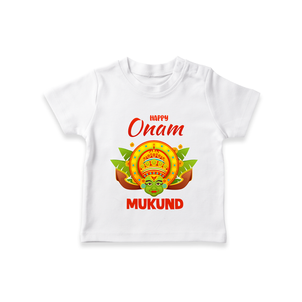 Kathakali Crown T Shirt - WHITE - 0-5 Months Old (Chest 17")