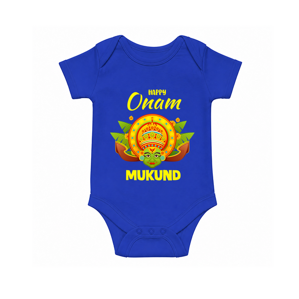 Kathakali Crown Romper - COBALT BLUE - New Born (Chest 14")
