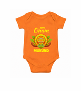 Kathakali Crown Romper - ORANGE - New Born (Chest 14")