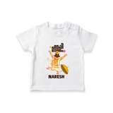Mahabali Festive Wishes T Shirt - WHITE - 0-5 Months Old (Chest 17")