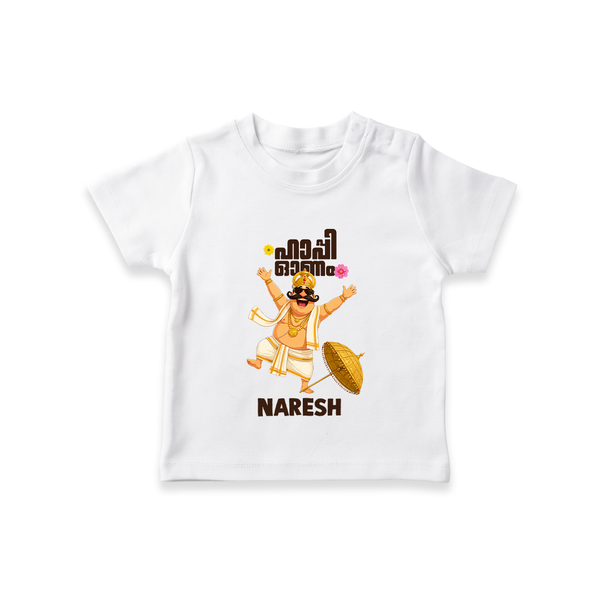 Mahabali Festive Wishes T Shirt - WHITE - 0-5 Months Old (Chest 17")