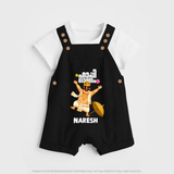 Mahabali Festive Wishes Dungaree - BLACK - 0 - 5 Months Old (Chest 18")