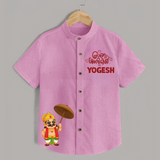 Mahabali Royal  Shirt - BABY PINK - 0 - 6 Months Old (Chest 23")