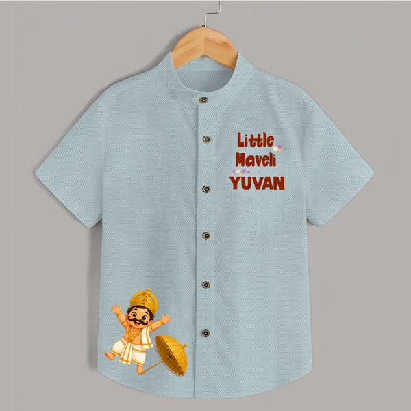 Little Maveli Shirt - ARCTIC BLUE - 0 - 6 Months Old (Chest 23")