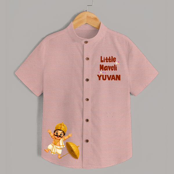 Little Maveli Shirt - PEACH - 0 - 6 Months Old (Chest 23")