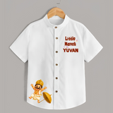 Little Maveli Shirt - WHITE - 0 - 6 Months Old (Chest 23")