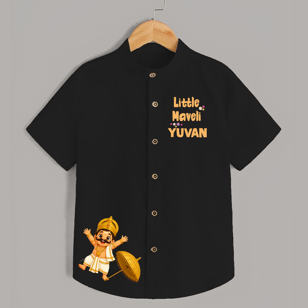 Little Maveli Shirt - BLACK - 0 - 6 Months Old (Chest 23")