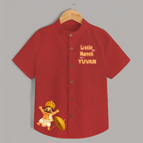 Little Maveli Shirt - RED - 0 - 6 Months Old (Chest 23")