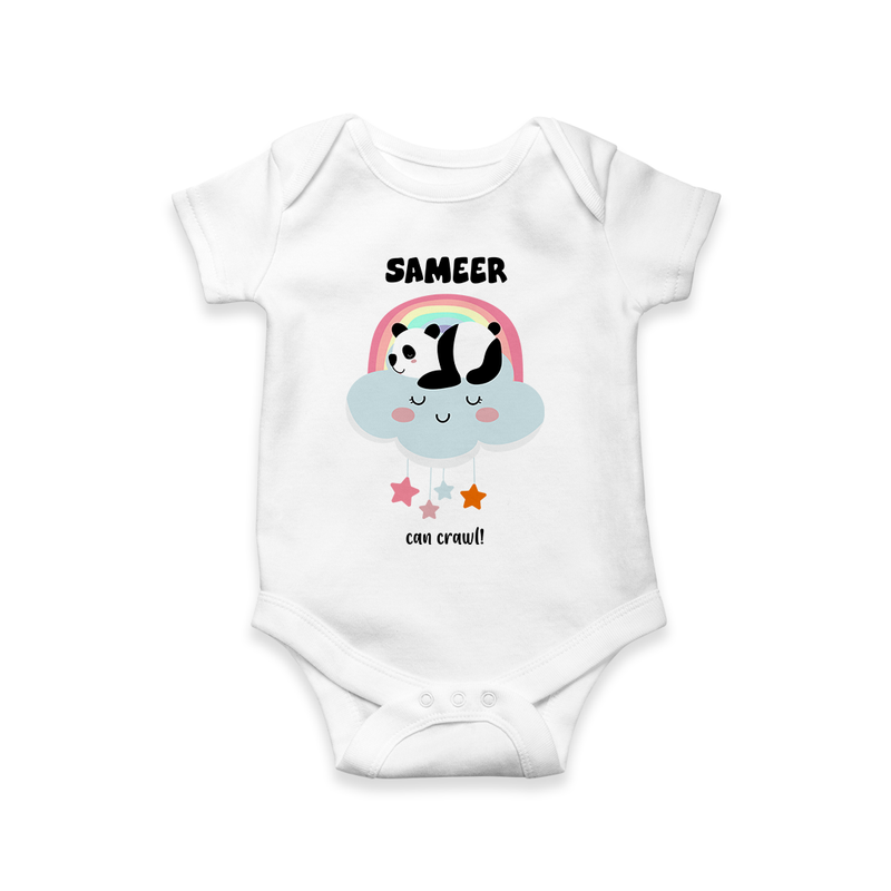First Crawl Personalised Onesie - A Milestone to Remember | With Baby's Name