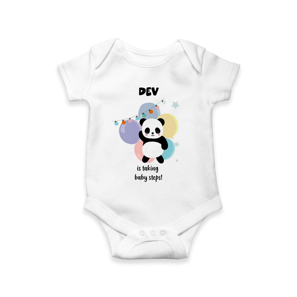 Personalised Baby Onesie for First Steps - A Sweet and Special Way to Mark This Milestone
