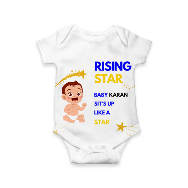 First Sit Up Printed Baby Onesie | A Special Way to Remember