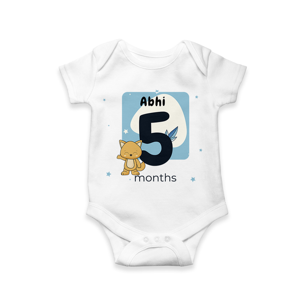 5th Month Birthday Onesie | Celebrate Your Little One's Fifth Month