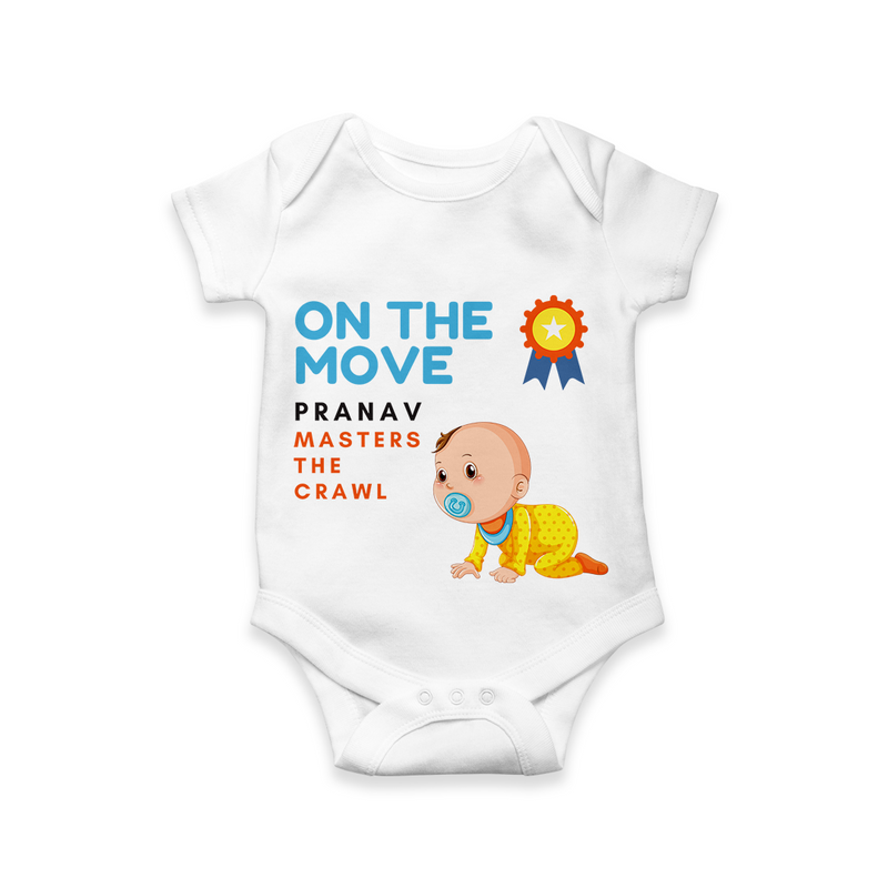 First Crawl Onesie - A Milestone to Remember