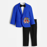 Paw Patrol Themed First Year Knitted Birthday Blazer - COBALT BLUE - 1 Year Old (Blazer - Chest 23"/Pant Length 17"/Pant Waist 21")