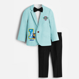 First Year Paw Patrol Birthday Blazer Suit - ARCTIC BLUE - 1 Year Old (Blazer - Chest 23"/Pant Length 17"/Pant Waist 21")