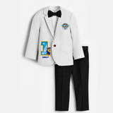 First Year Paw Patrol Birthday Blazer Suit - WHITE - 1 Year Old (Blazer - Chest 23"/Pant Length 17"/Pant Waist 21")