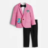 Second Year Paw Patrol Birthday Blazer Suit - PINK - 1 Year Old (Blazer - Chest 23"/Pant Length 17"/Pant Waist 21")