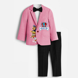 Paw Patrol Themed First Year Birthday Suit and Pant - PINK - 1 Year Old (Blazer - Chest 23"/Pant Length 17"/Pant Waist 21")