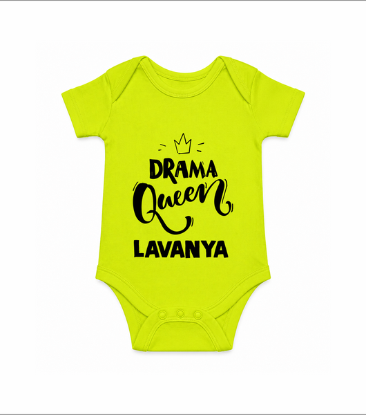 Drama Queen Personalized Romper