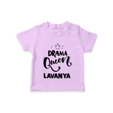 Drama Queen Personalized TShirt - LILAC - 0-5 Months Old (Chest 17")