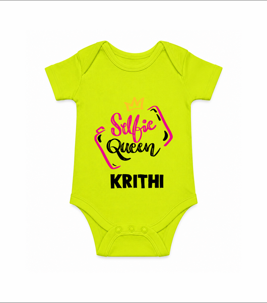 Selfie Queen Personalized Romper