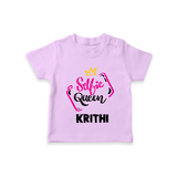 Selfie Queen Personalized TShirt - LILAC - 0-5 Months Old (Chest 17")