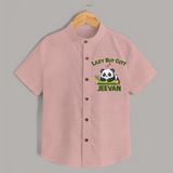 Lazy But Cute Personalized Shirt - PEACH - 0 - 6 Months Old (Chest 23")