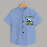 Lazy But Cute Personalized Shirt - SKY BLUE - 0 - 6 Months Old (Chest 23")