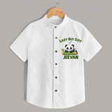 Lazy But Cute Personalized Shirt - WHITE - 0 - 6 Months Old (Chest 23")