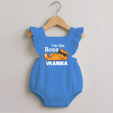 I'm The Boss Personalized Romper Frock