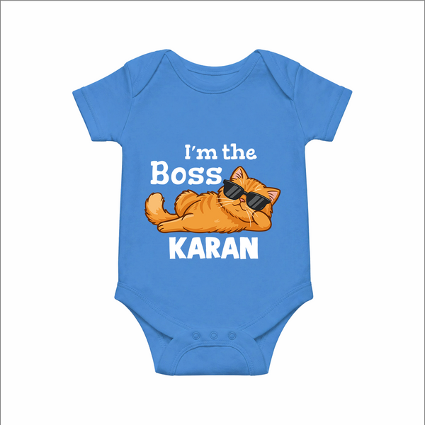I'm The Boss Personalized Romper