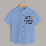 Little Dreamer Personalized Shirt - SKY BLUE - 0 - 6 Months Old (Chest 23")