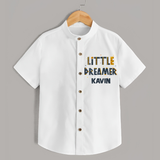 Little Dreamer Personalized Shirt - WHITE - 0 - 6 Months Old (Chest 23")