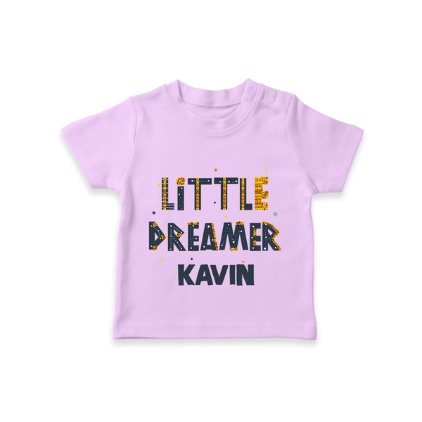 Little Dreamer Personalized TShirt - LILAC - 0-5 Months Old (Chest 17")