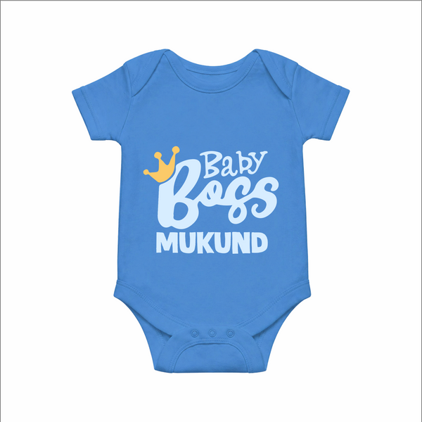 Baby Boss Boy Personalized Romper