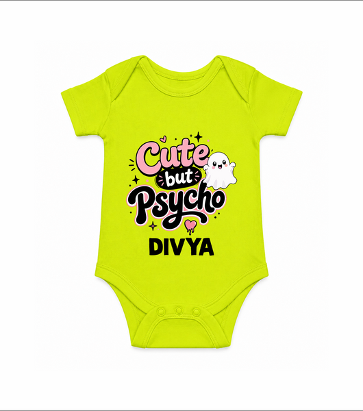 Cute But Psycho Personalized Romper