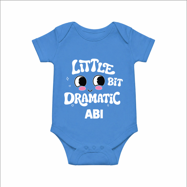Little Bit Dramatic Personalized Romper