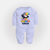 Be Positive Personalized Full Body Suit - BABY BLUE - New Born (Chest 7.5")