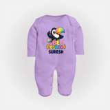 Be Positive Personalized Full Body Suit - LILAC - New Born (Chest 7.5")