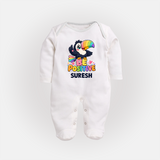 Be Positive Personalized Full Body Suit - WHITE - New Born (Chest 7.5")