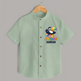 Be Positive Personalized Shirt - MINT GREEN - 0 - 6 Months Old (Chest 23")