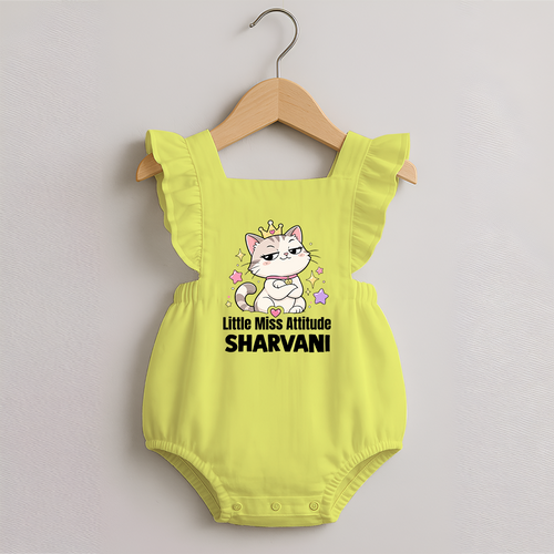 Little Miss Attitude Personalized Romper Frock