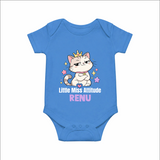 Little Miss Attitude Personalized Romper