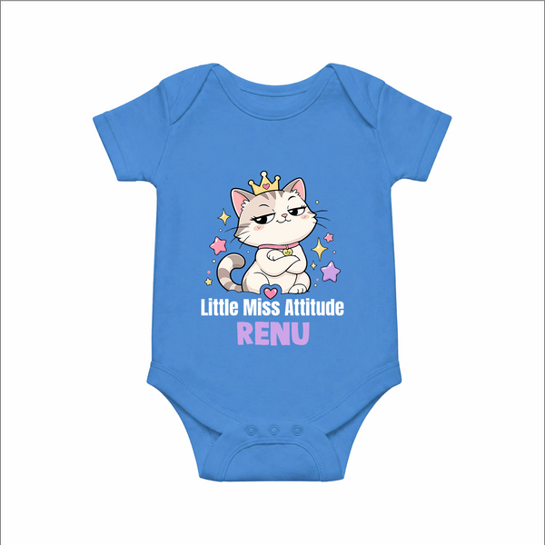 Little Miss Attitude Personalized Romper