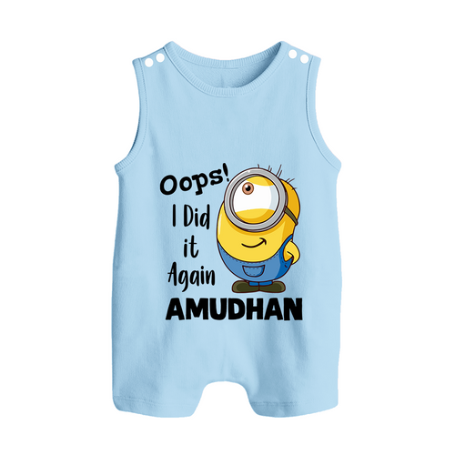Oops! I Did It Again Personalized Button Romper